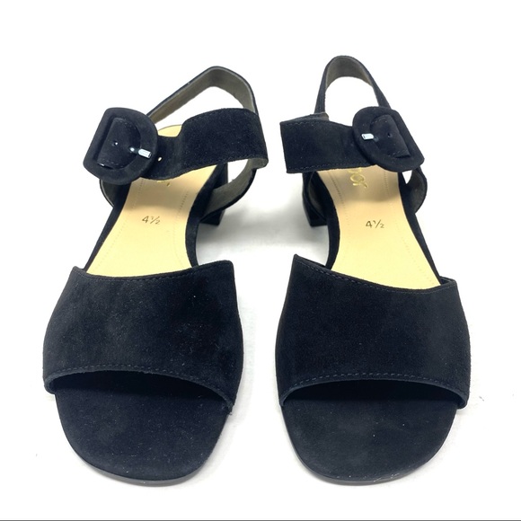 Gabor 81.742.17 black suede ankle strap sandals - Picture 5 of 11